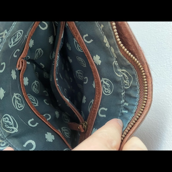 Lucky Brand Leather Crossbody Bag - Medium Size - Picture 6 of 10
